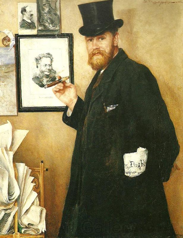 Ernst Josephson portratt av per staaff Norge oil painting art